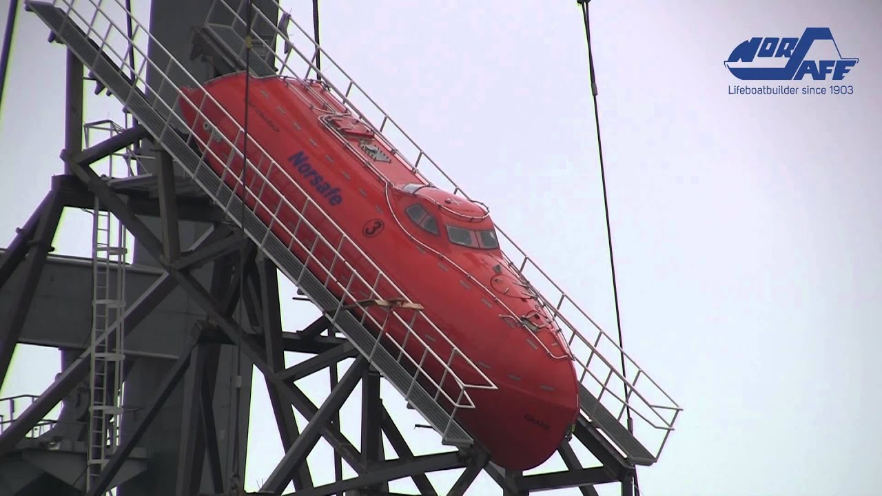 Norsafe GES 45 freefall drop test