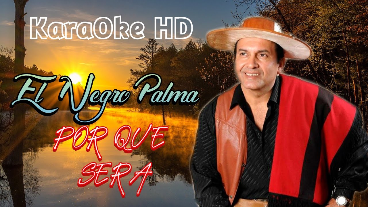 POR QUE SERÁ - EL NEGRO PALMA (KaraOke HD)
