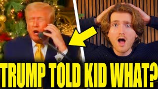 OMG! Trump DISTURBS CHILD As Christmas Call GOES WRONG!
