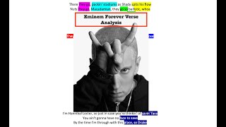 Eminem | Forever Verse Analysis | Color Coded Cadences