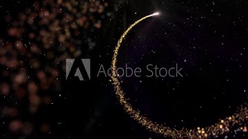 Gold Particle Circle Alpha Loop