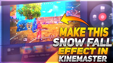 How To Add Snow Fall Snow ❄️ Effect In You Montages In Android