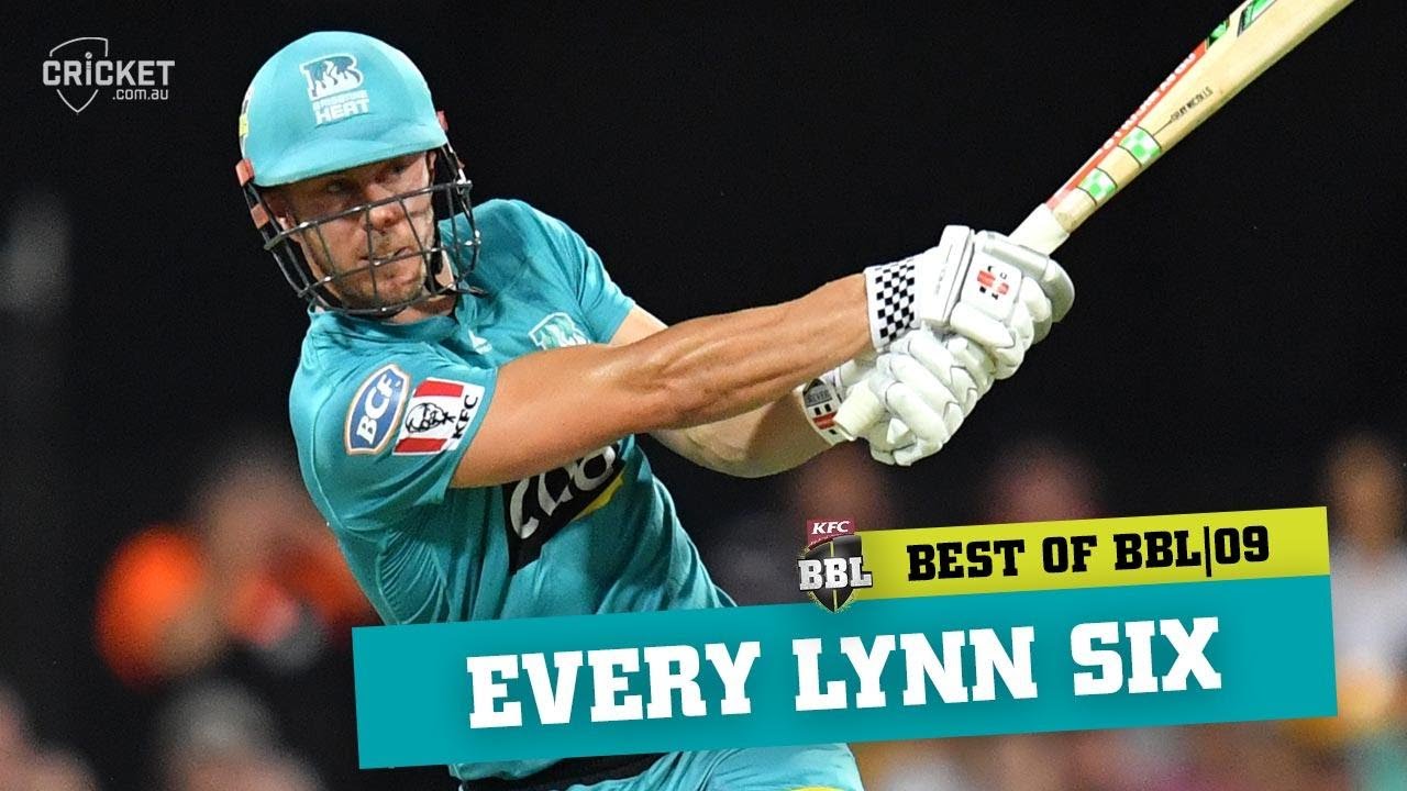 Raining sixes! All of Lynn's Big Bash maximums | KFC BBL|09
