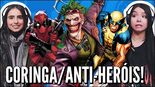 JOVENS REAGEM A ANIRAP - RAP DO CORINGA A PIADA MACABRA E M4RKIN - RAP DOS ANTI-HERÓIS DA MARVEL