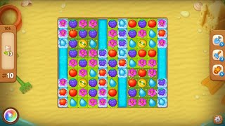 Gardenscapes level 105 - 10 Moves - No Boosters