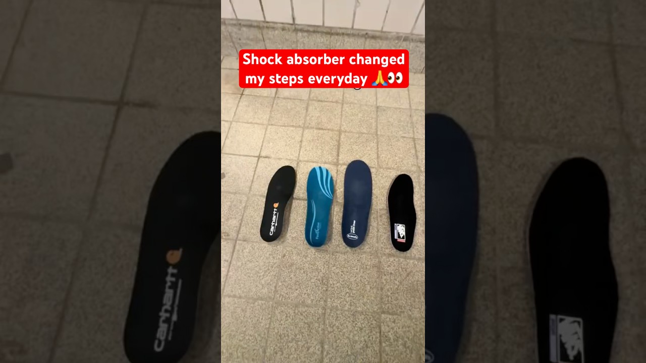 Shock absorber are game changer for your steps 😱 