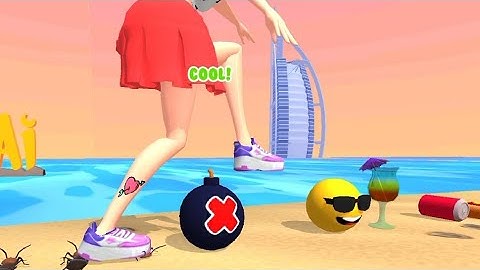 Tippy Toe 3D-spellen: Android, iOS Gameplay Walkthrough Alle niveaus - Game Android Walkthrough Game