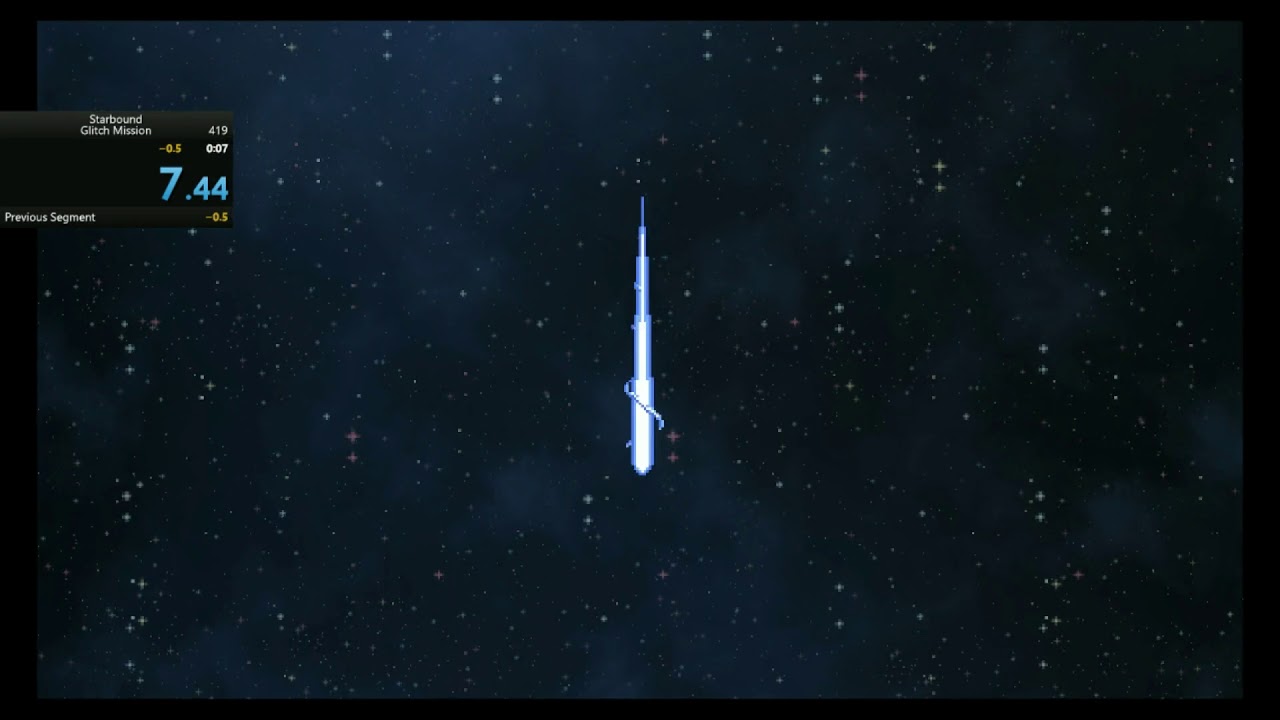 Starbound Glitch Mission - 7.44s WR