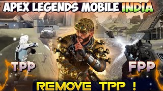 APEX LEGENDS MOBILE INDIA Remove TPP ! screenshot 4