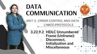 3.22.9.2 HDLC Unnumbered Frame (Unframe): Disconnect, Initialization and Miscellaneous | EC603(A) |