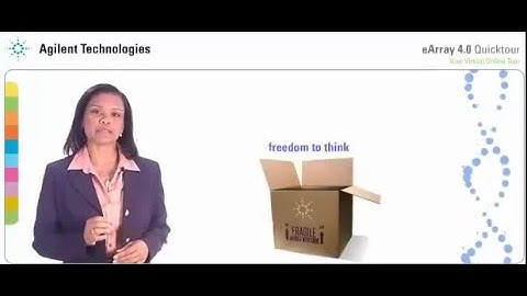 Agilent eArray Quicktour Marketing Video