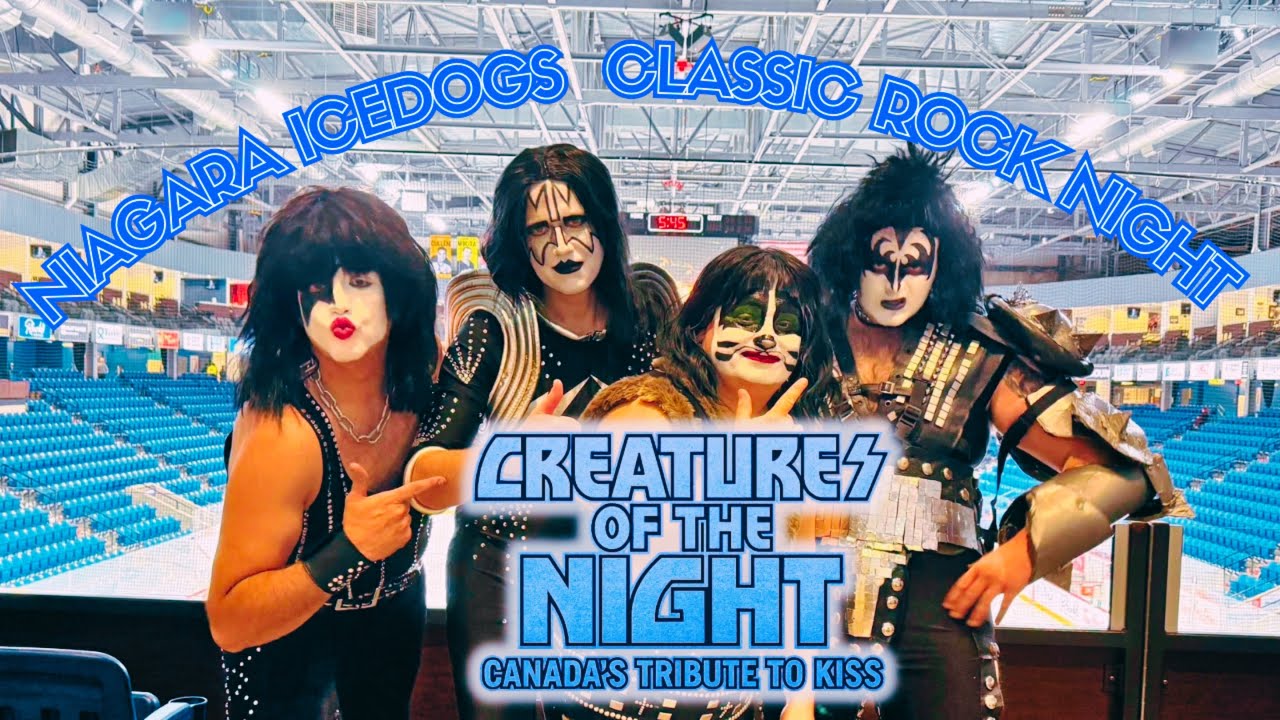 Creatures of the Night Live at the Niagara IceDogs Game | “I Was Made for Lovin’ You”