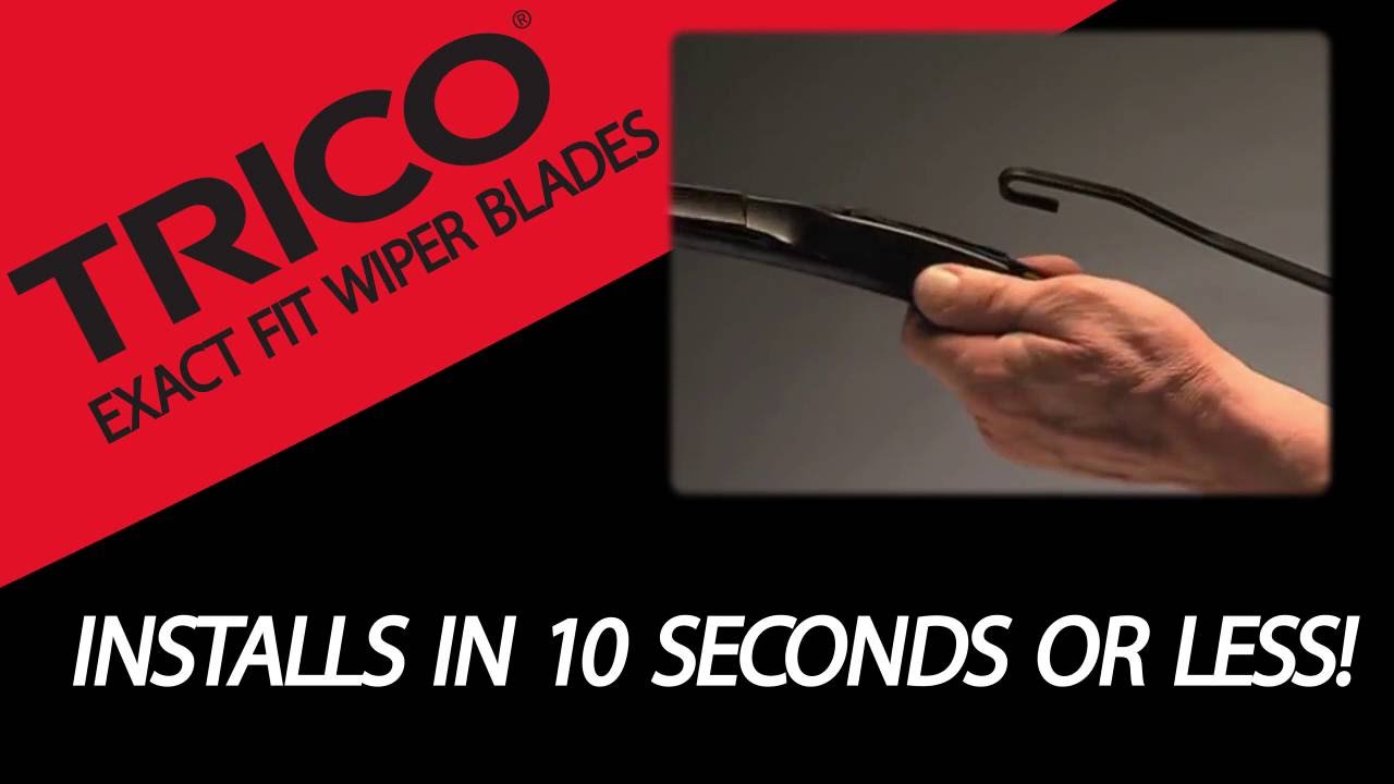 Trico Exact Fit Wiper Blades and Rain X YouTube