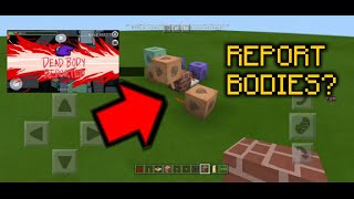 how to make among us reportable body in minecraft