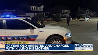 17-year-old arrested, charged with stabbing his mother
