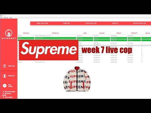 SUPREME FW18 WEEK 6 LIVE COP (with astrobot) DID I COP?