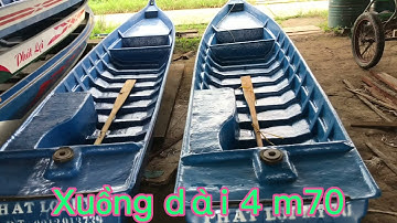 Xuồng vỏ composite STC sóc trăng giao khách ở xa .