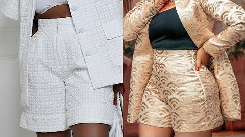 How to draft a high waist short pants pattern/ Pattern making tutorial