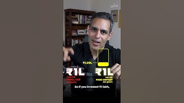 Small Cap Mutual Fund vs FD! | Ankur Warikoo #shorts