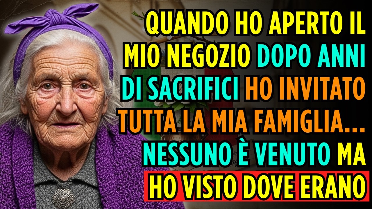 Ho invitato tutta a Famiglia per l'apertura del mio Negozio... ma quando ho visto dove erano…