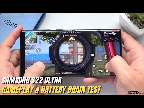 Samsung Galaxy S22 Ultra Free Fire Gaming test | Snapdragon 8 Gen 1, 120Hz Display