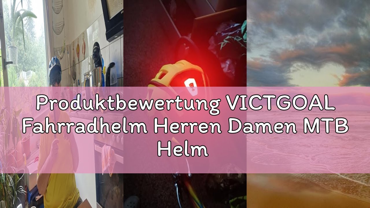 Produktbewertung VICTGOAL Fahrradhelm Herren Damen MTB Helm mit Abnehmbarer Magnetische Schutzbrille