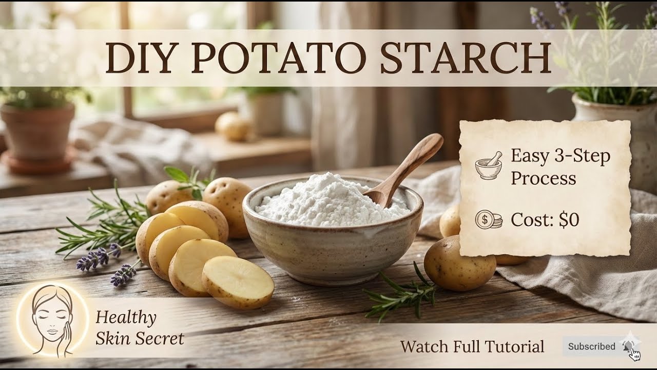 How to Make Potato Starch - Complete Beginner's Tutorial | CutiXa Adore
