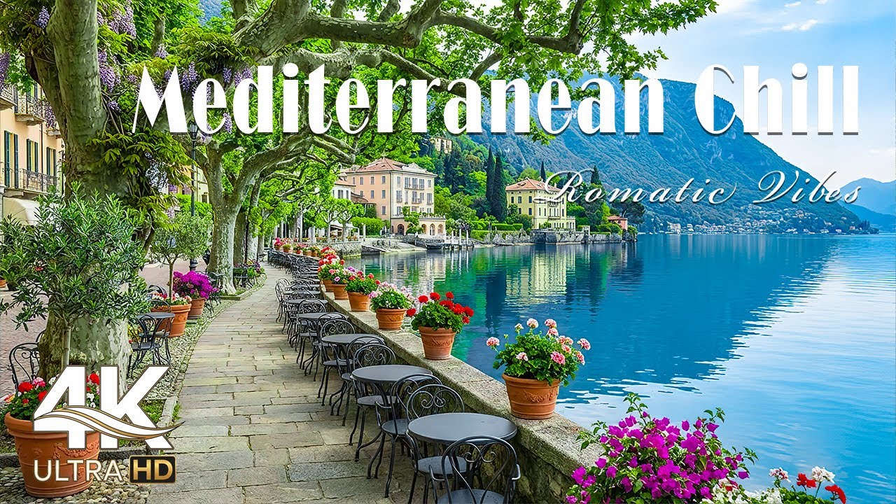 Chill Mediterranean Music 🏡🌊 Relaxing Music & Mediterranean Coast Views 🌊🎶🇮🇹🇬🇷✨