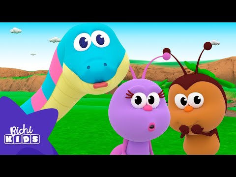 Soy Una Serpiente 🐍 ¿Te gustaría unirte? | BICHIKIDS 🐞 Canción Infantil | El Reino Infantil