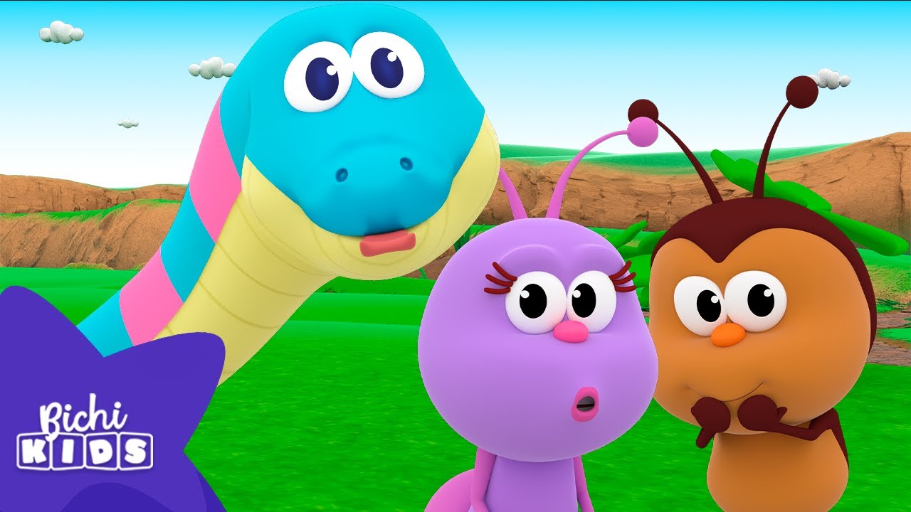 Soy Una Serpiente 🐍 ¿Te gustaría unirte? | BICHIKIDS 🐞 Canción Infantil | El Reino Infantil