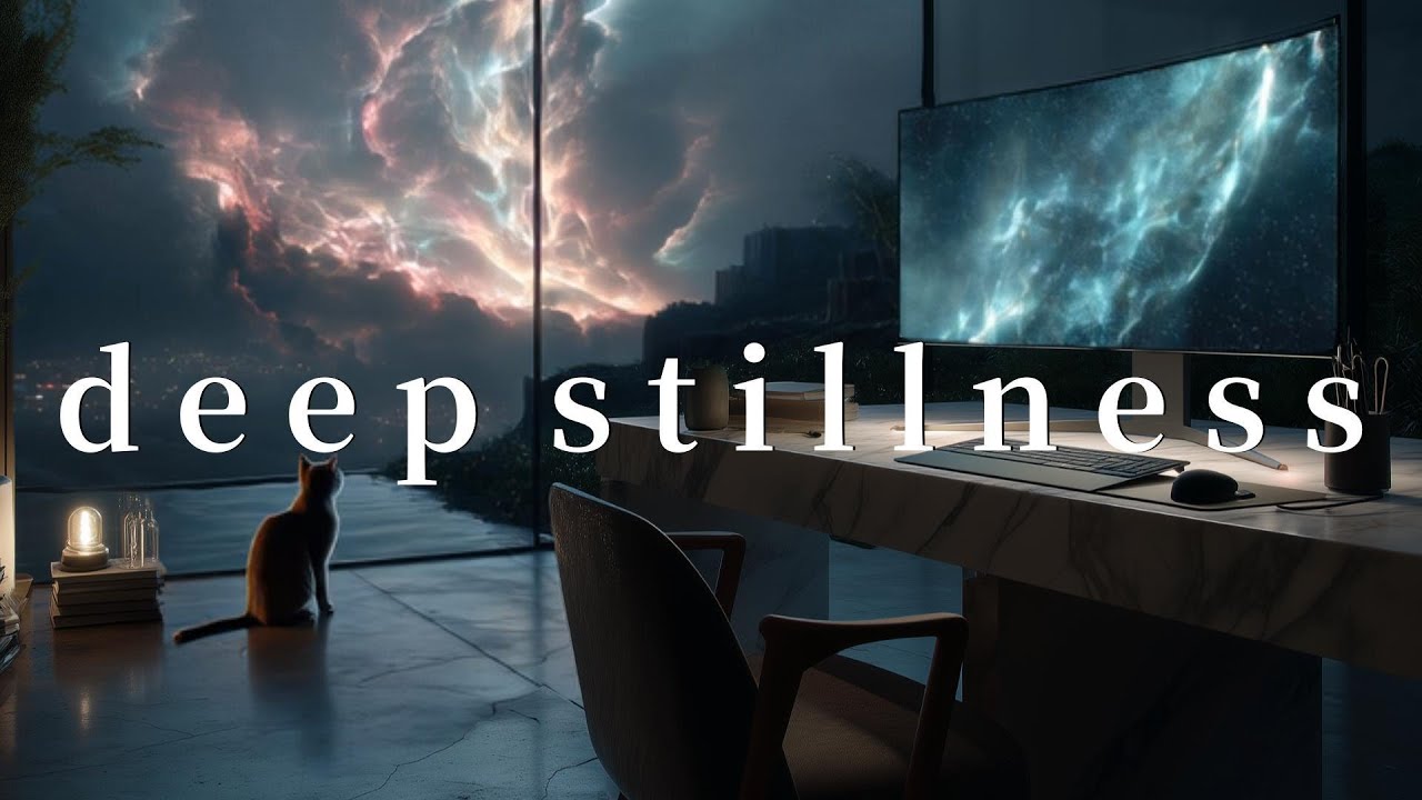 Deep Focus with Ambient Soundscapes │ Minimal Nighttime Work Environment Sounds │2Hours