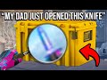HIS DAD JUST OPENED THIS KNIFE... (INTERVIEW)