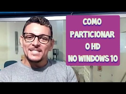 Como Particionar o HD sem precisar de programas no #Windows10 - YouTube
