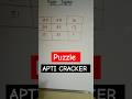 How to solve Puzzle Tricks easily in Tamil for Competitive exams& Infosys @apticracker