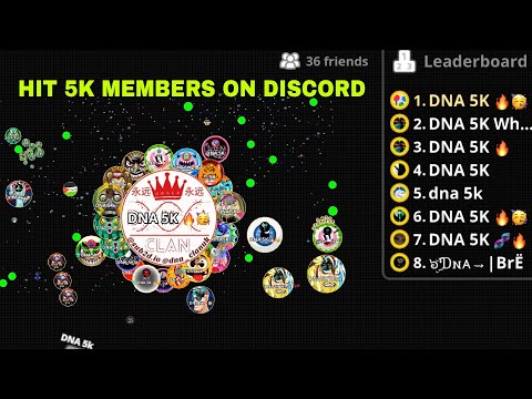 Agar.io Montage biggest Clan in Agar.io. Join DNA CLAN DISCORD . . .