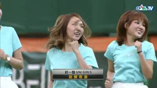 07/13 Lamigo vs 統一 賽前，Uni-girls帶來精采的開場舞表演