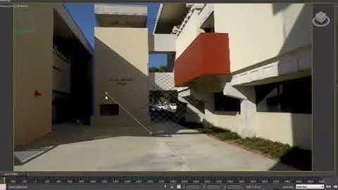 Autodesk 3DS Max - Perspective match video.