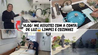 Vlog - Café da manhã, fiz lasanha e bolo | Tomei um susto com a conta de luz 😳