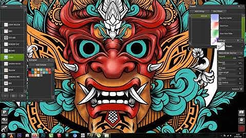 Tutorial Symmetry "MANDALA & BARONG" ArtRage