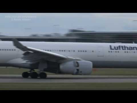 Lufthansa A330 + Virgin Atlantic A340 at YVR