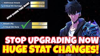 STOP DOING THIS NOW!! ALL STATS HAVE CHANGED FOR THIS MONTH ONLY! [Solo Leveling: Arise]