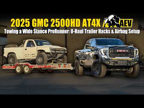 Towing a Wide Stance PreRunner: U-Haul Trailer Hacks & Airbag Setup