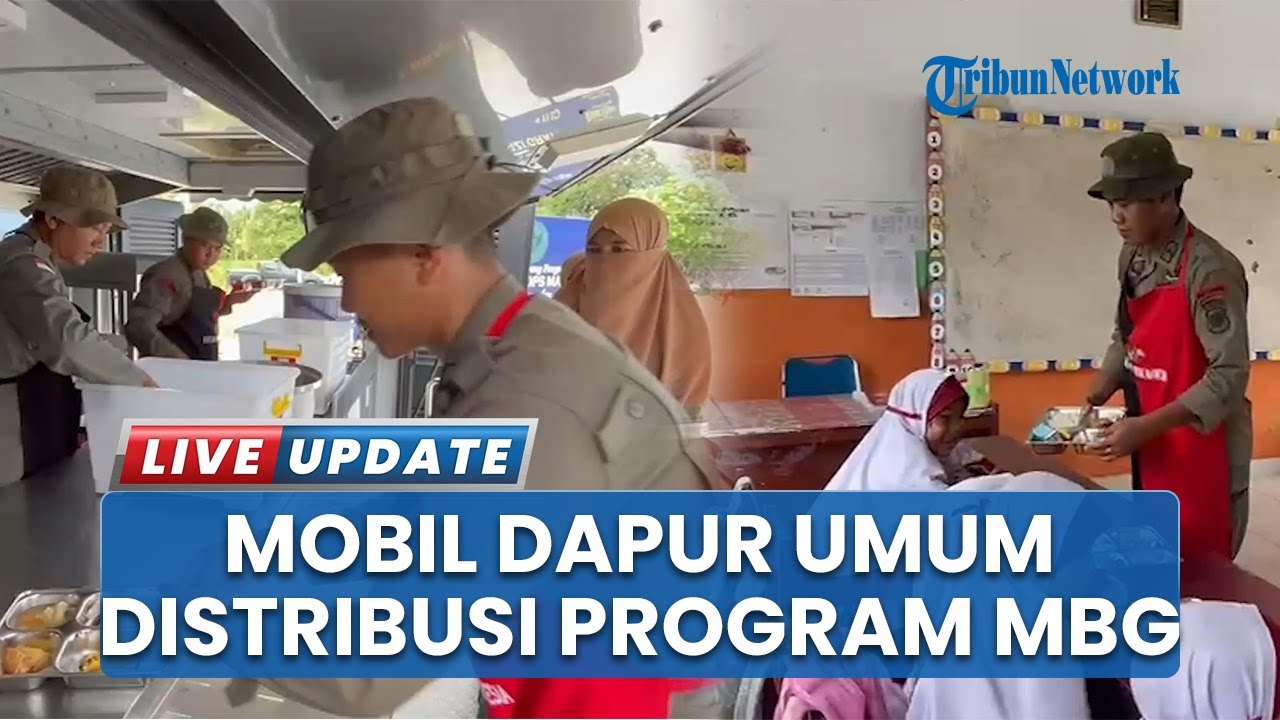 Mobil Dapur Umum Terparkir di SDIT Permata Islam 2 Tabalu Sulteng dalam Rangka Distribusi MBG