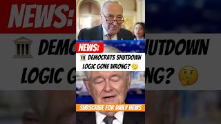 Democrats&#39; Shutdown Strategy is &quot;Two Different Stupid Things in The Same Strategy&quot; #news #shorts