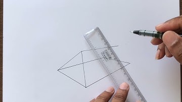 How to Draw a Prism in 2 Point Perspective