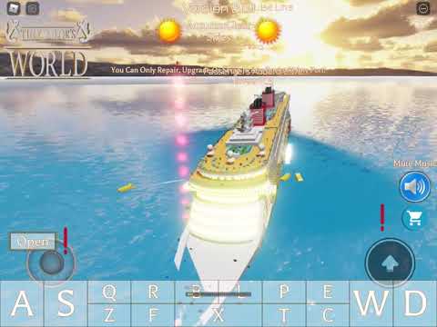 Disney Dream Sinking Tiny Sailors World Roblox Youtube - capsizing cruise ship roblox