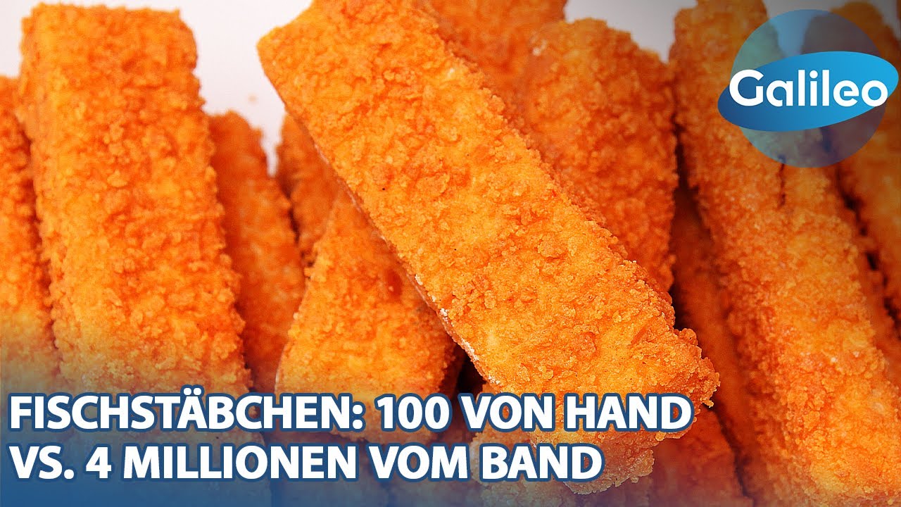 Masse mit Klasse Fischstäbchen: 4 Millionen vom Band vs. 100 von Hand