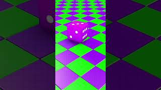 satisfying dise slide 3d loop #SatisfyingAnimation #DiceLoop #3DAnimation #InfiniteLoop