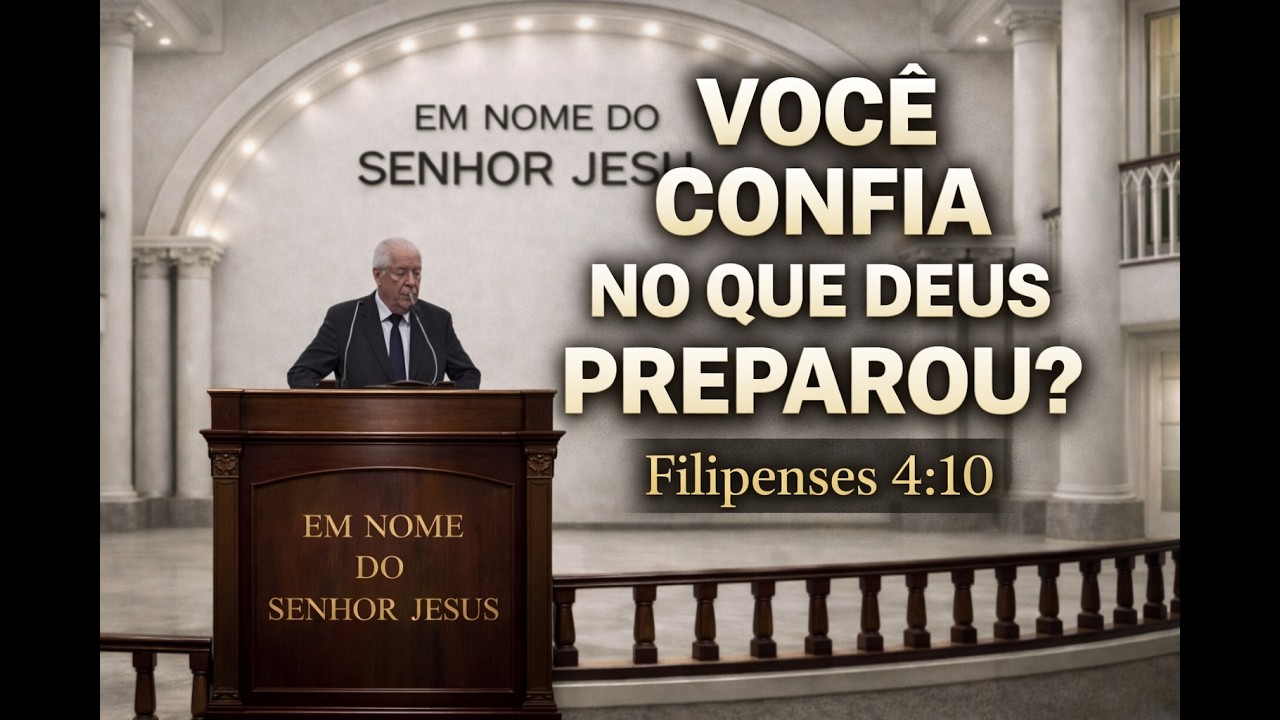 VOCÊ CONFIA NO QUE DEUS PREPAROU? Filipenses 4:10