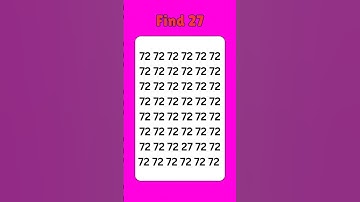 || Can you find the hidden number 🧠✅ || Dark pink ||